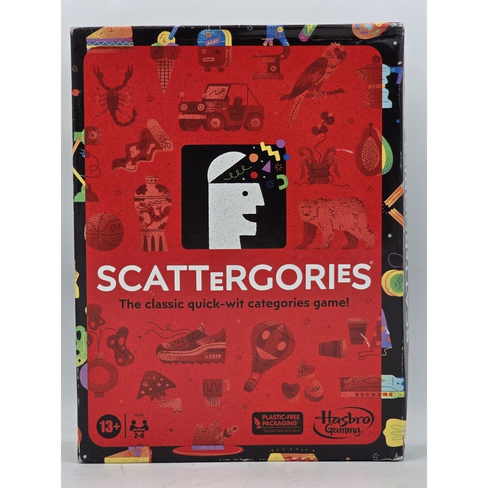 New Hasbro Gaming Scattergories Classic Game, Party Game for Adults & Teens Ages